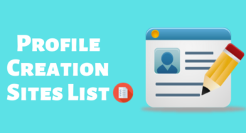 Profile Creation Sites List