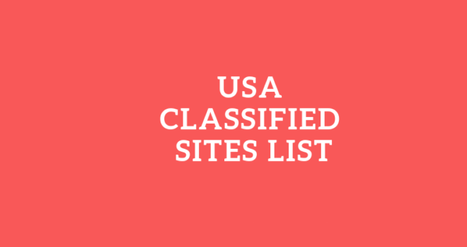 USA Classified Sites List