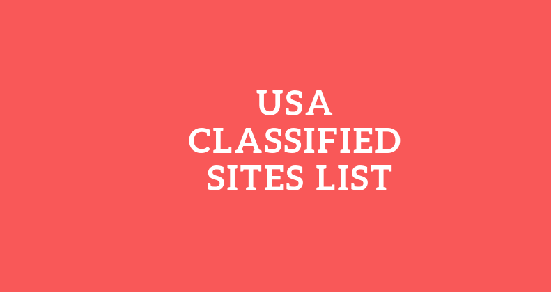 USA Classified Sites List