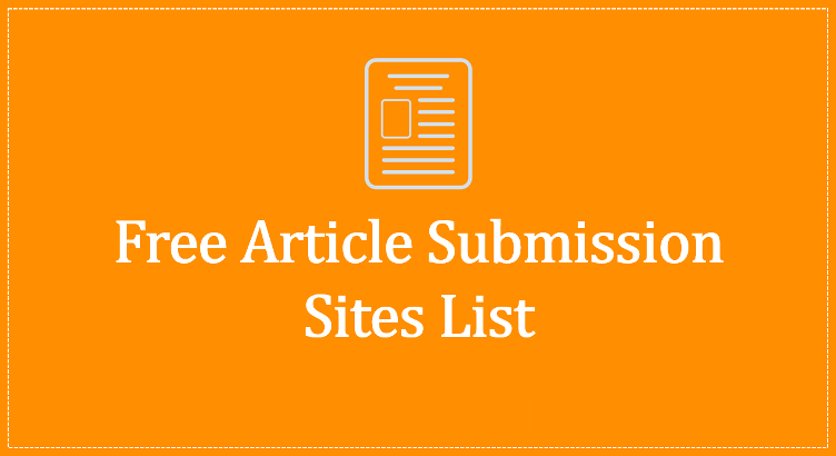 Article submission sites